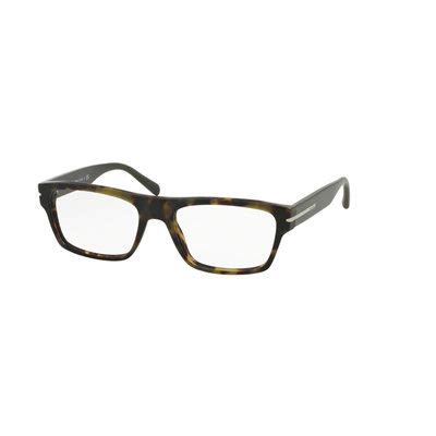 prada pr18rv glasses dark brown|Prada PR 18RV TV61O1 Eyeglasses in Brown.